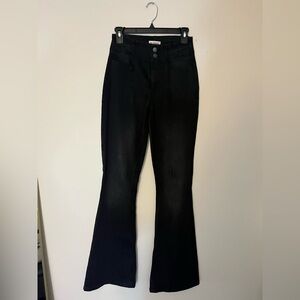 Black Flared Jeans